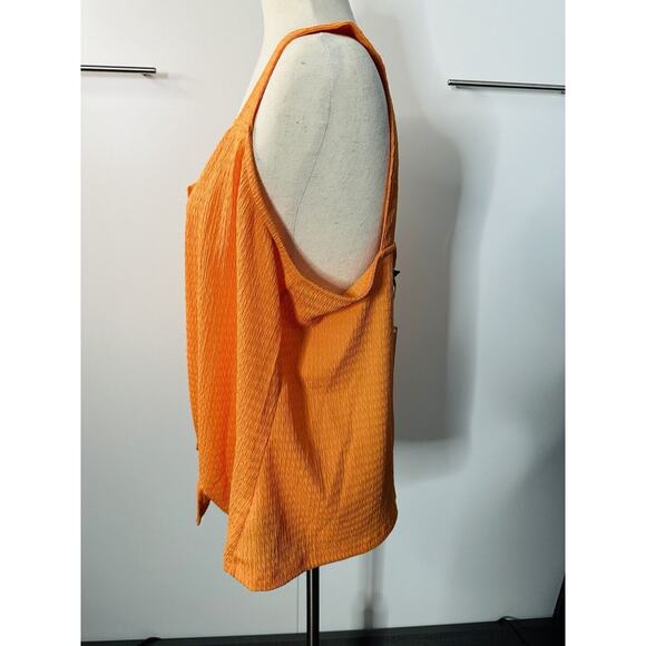 Sanctuary Golden Hour Button-Down Tie Front Tank Top, Size 1X, EUC - Picture 3 of 5